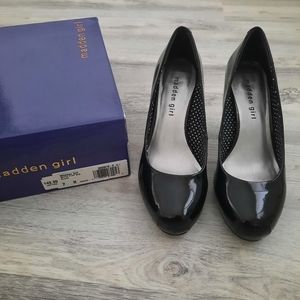 Madden Girl Black Patent Heels
